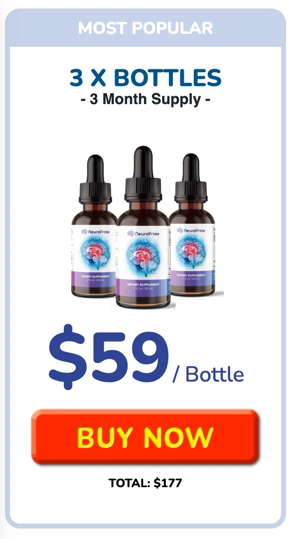 NeuroPrime order three bottles